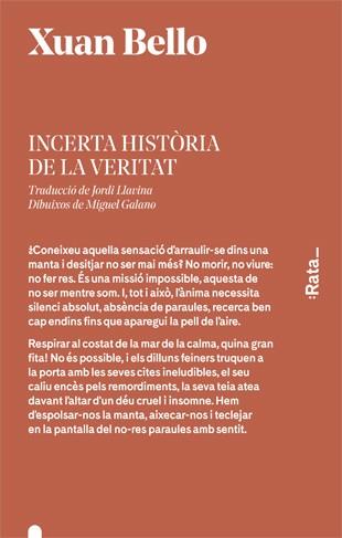 Incerta història de la veritat | 9788416738199 | Xuan Bello | Llibres.cat | Llibreria online en català | La Impossible Llibreters Barcelona