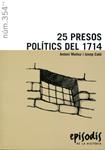 25 Presos polítics del 1714 | 9788423207534 | Muñoz, Antoni; Catà, Josep | Llibres.cat | Llibreria online en català | La Impossible Llibreters Barcelona