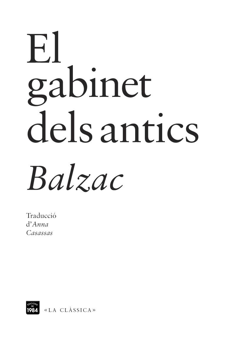 El gabinet dels antics | 9788415835110 | Balzac, Honoré de | Llibres.cat | Llibreria online en català | La Impossible Llibreters Barcelona