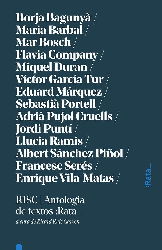 Risc | 9788494489129 | Diversos autors. Edició a cura de Ricard Ruiz Garzón | Llibres.cat | Llibreria online en català | La Impossible Llibreters Barcelona
