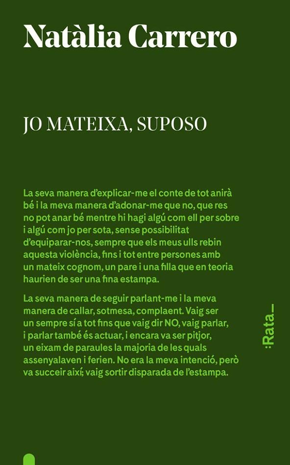 JO MATEIXA, SUPOSO | 9788494489105 | Natalia Carrero | Llibres.cat | Llibreria online en català | La Impossible Llibreters Barcelona