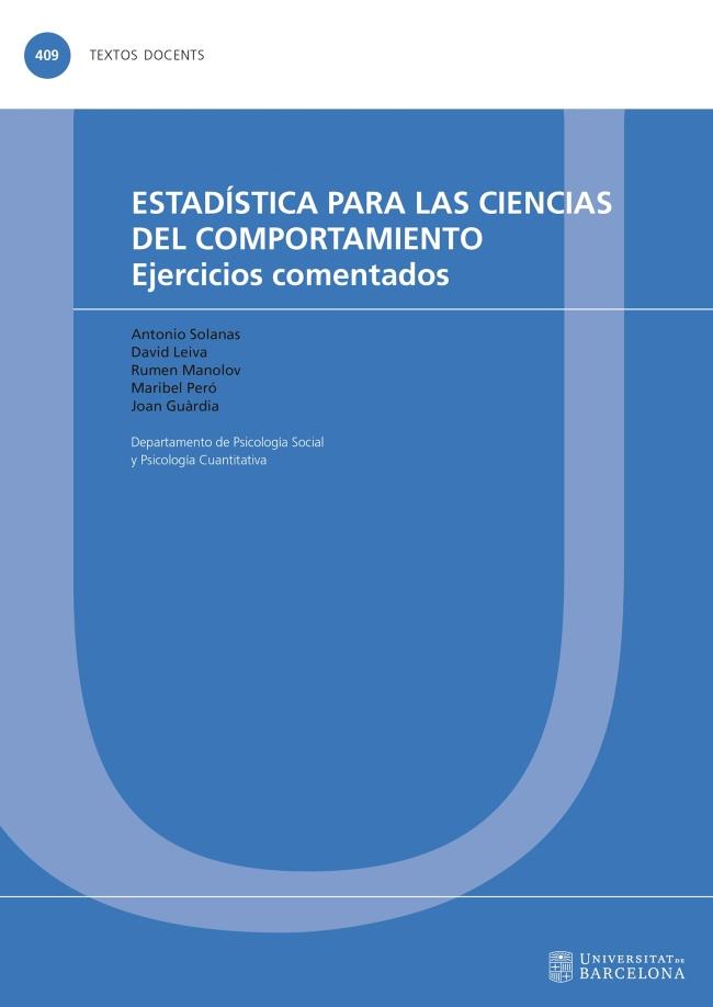 Estadística para las ciencias del comportamiento | 9788447539758 | Varios autores | Llibres.cat | Llibreria online en català | La Impossible Llibreters Barcelona