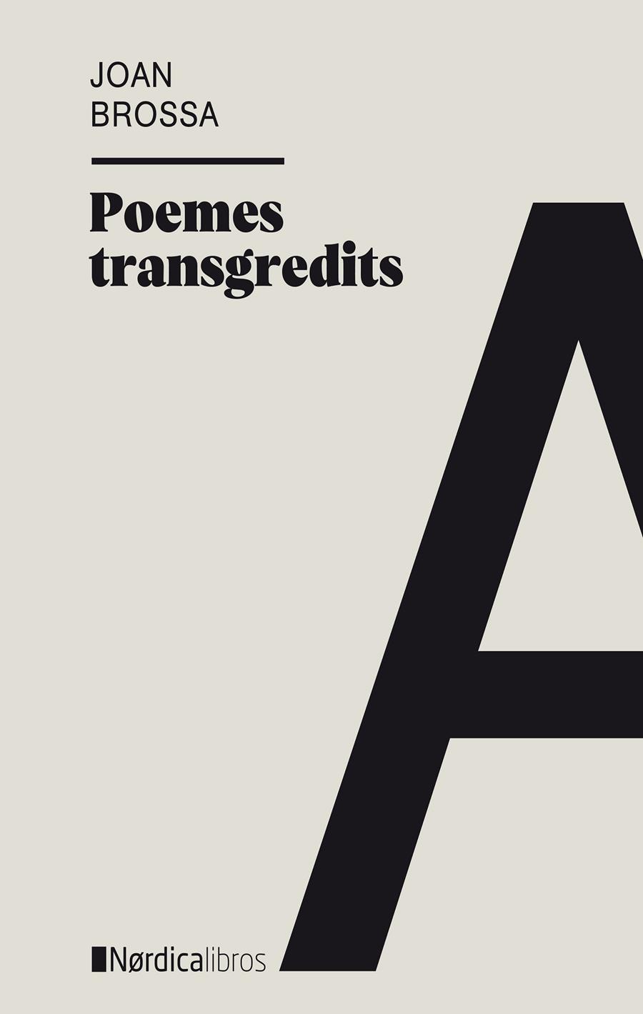 Poemes transgredits | 9788417651602 | Brossa, Joan | Llibres.cat | Llibreria online en català | La Impossible Llibreters Barcelona