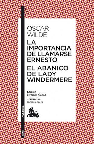 La importancia de llamarse Ernesto / El abanico de lady Windermere | 9788467037760 | Wilde, Oscar | Llibres.cat | Llibreria online en català | La Impossible Llibreters Barcelona
