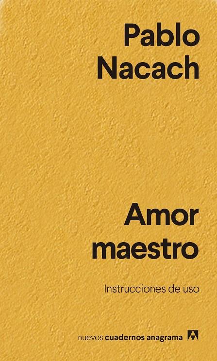 Amor maestro | 9788433916402 | Nacach, Pablo | Llibres.cat | Llibreria online en català | La Impossible Llibreters Barcelona