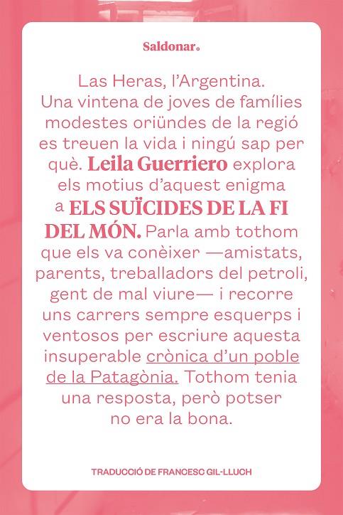 Els suïcides de la fi del món | 9788419571274 | Guerriero, Leila | Llibres.cat | Llibreria online en català | La Impossible Llibreters Barcelona