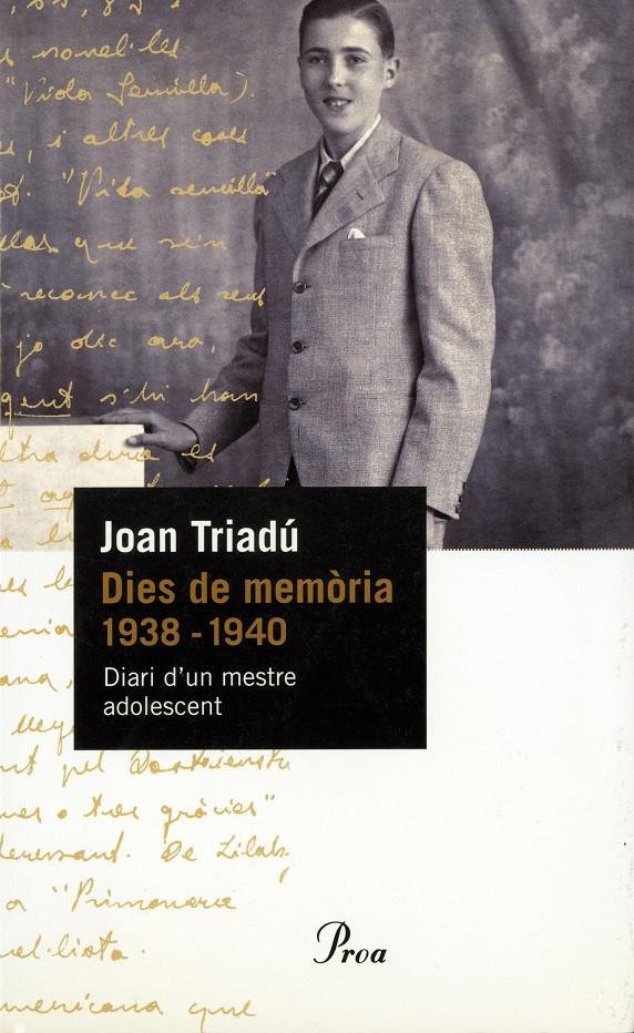 Dies de memòria (1938-1940) | 9788475889139 | Triadú Font, Joan | Llibres.cat | Llibreria online en català | La Impossible Llibreters Barcelona