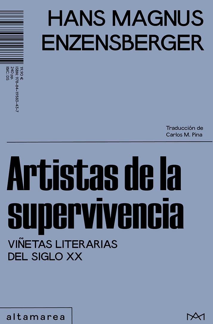 Artistas de la supervivencia | 9788419583437 | Enzensberger, Hans Magnus | Llibres.cat | Llibreria online en català | La Impossible Llibreters Barcelona