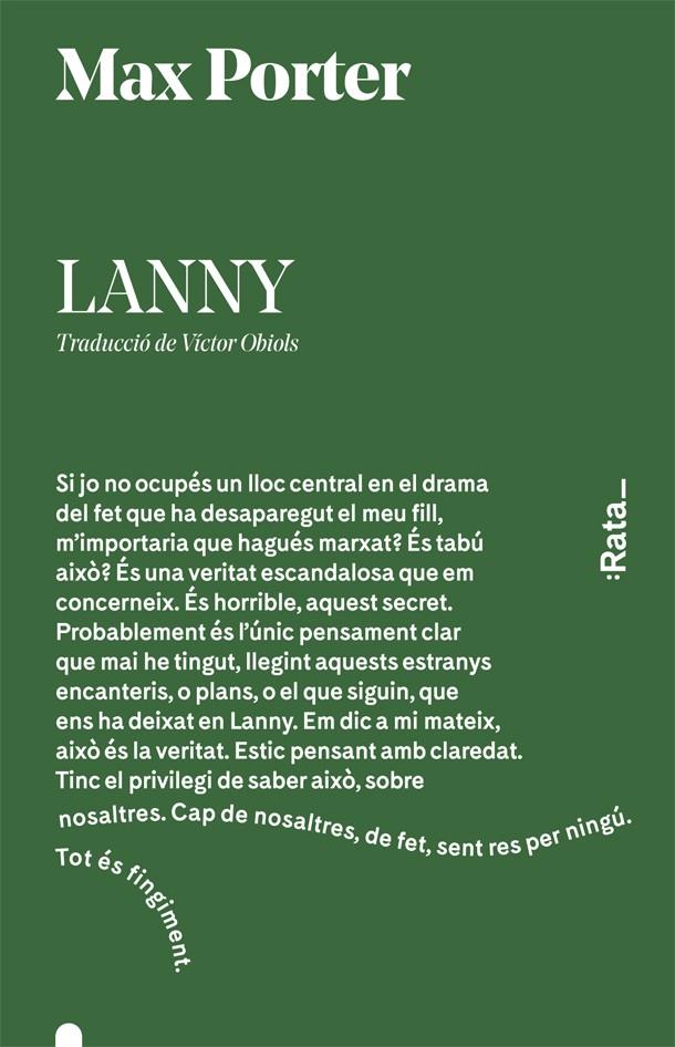 Lanny | 9788416738526 | Max Porter | Llibres.cat | Llibreria online en català | La Impossible Llibreters Barcelona