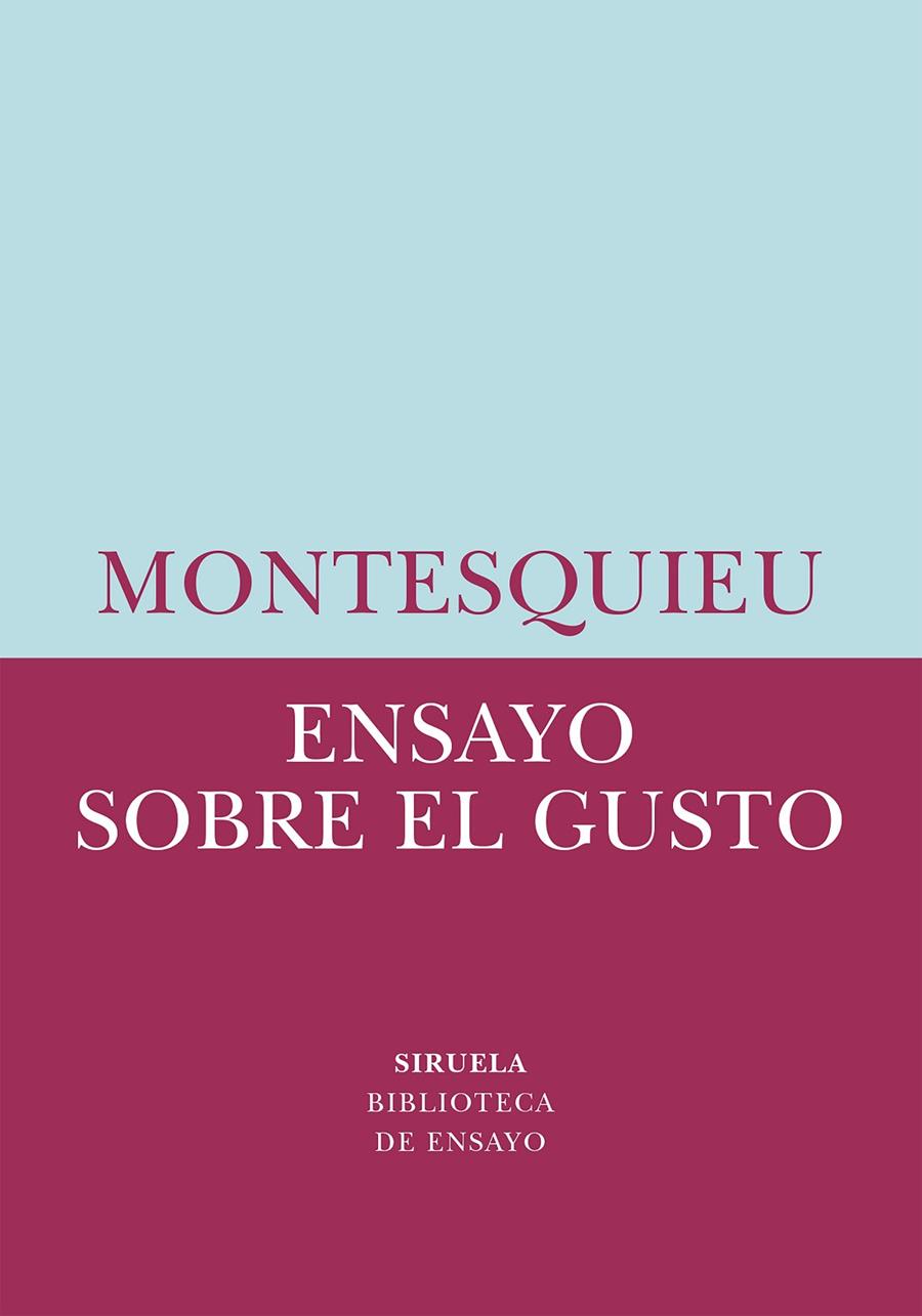 Ensayo sobre el gusto | 9788419942203 | Montesquieu, | Llibres.cat | Llibreria online en català | La Impossible Llibreters Barcelona