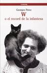 W o el record de la infantesa | 9788488839510 | Perec, Georges | Llibres.cat | Llibreria online en català | La Impossible Llibreters Barcelona
