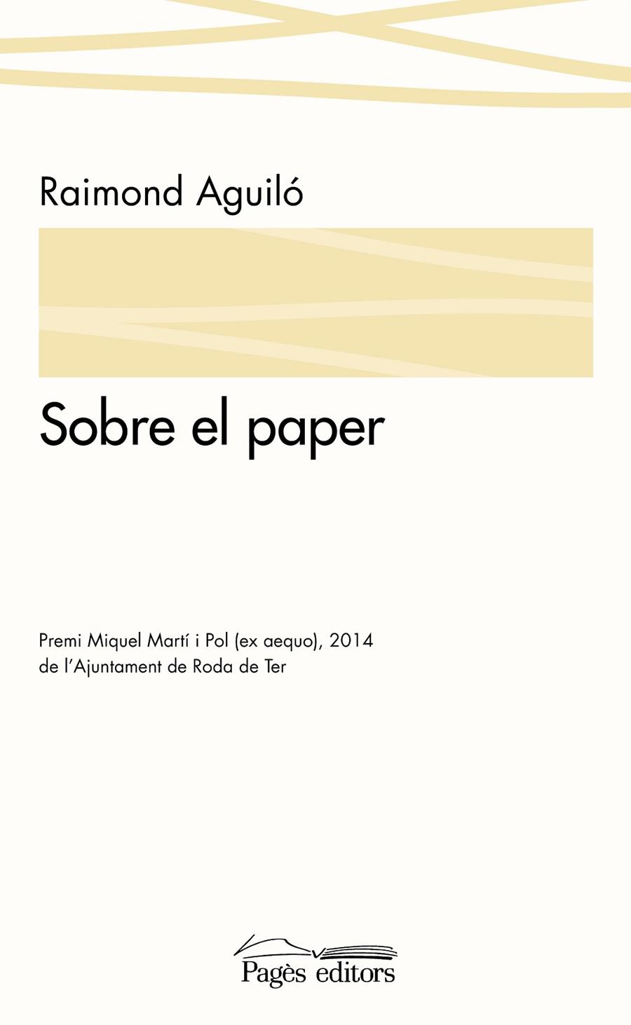 Sobre el paper | 9788499756554 | Aguiló Bartolomé, Raimond | Llibres.cat | Llibreria online en català | La Impossible Llibreters Barcelona