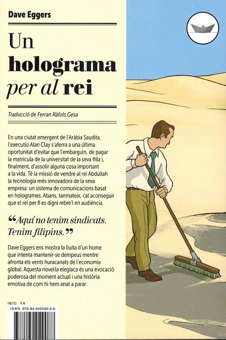 UN HOLOGRAMA PER AL REI  | 9788494049088 | Eggers, Dave | Llibres.cat | Llibreria online en català | La Impossible Llibreters Barcelona
