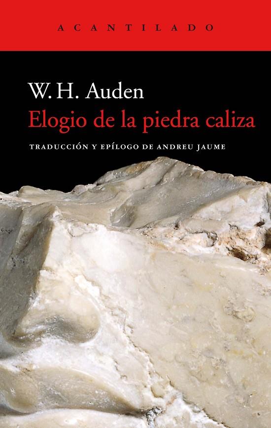 Elogio de la piedra caliza | 9788418370137 | Auden, W. H. | Llibres.cat | Llibreria online en català | La Impossible Llibreters Barcelona