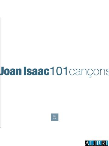 JOAN ISAAC. 101 CANÇONS | 9788481280449 | Llibres.cat | Llibreria online en català | La Impossible Llibreters Barcelona