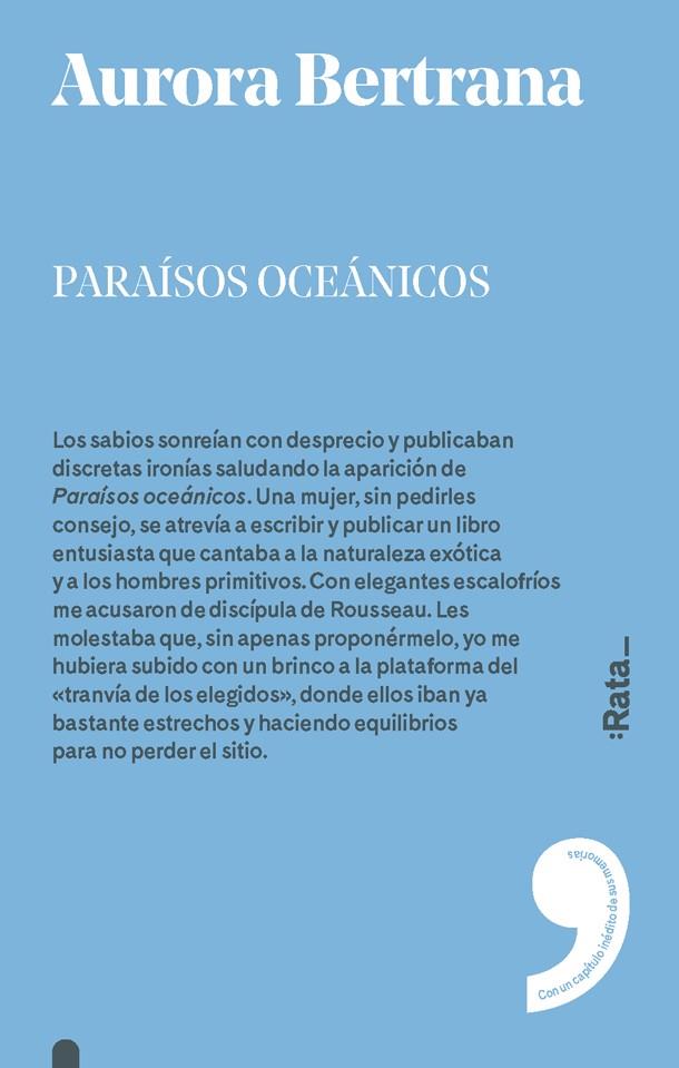 Paraísos oceánicos | 9788416738328 | Aurora Bertrana | Llibres.cat | Llibreria online en català | La Impossible Llibreters Barcelona
