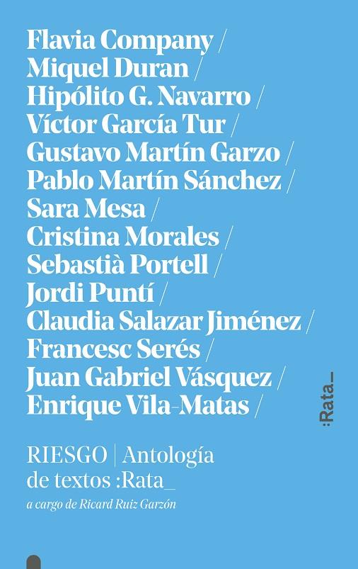 Riesgo | 9788494489136 | Diversos autores. Edición a cargo de Ricard Ruiz Garzón | Llibres.cat | Llibreria online en català | La Impossible Llibreters Barcelona