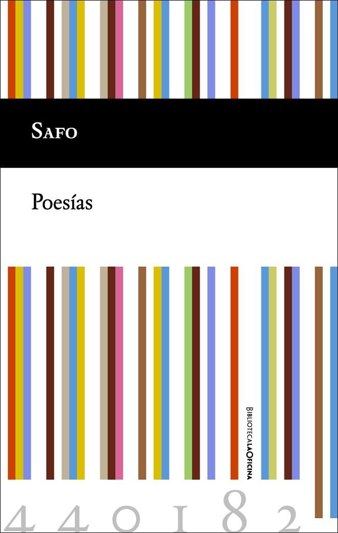 Safo Poesías | 9788494440182 | Llibres.cat | Llibreria online en català | La Impossible Llibreters Barcelona