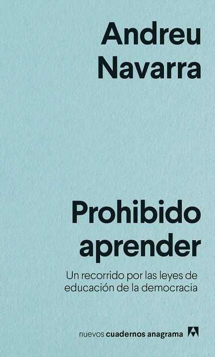 Prohibido aprender | 9788433916525 | Navarra, Andreu | Llibres.cat | Llibreria online en català | La Impossible Llibreters Barcelona