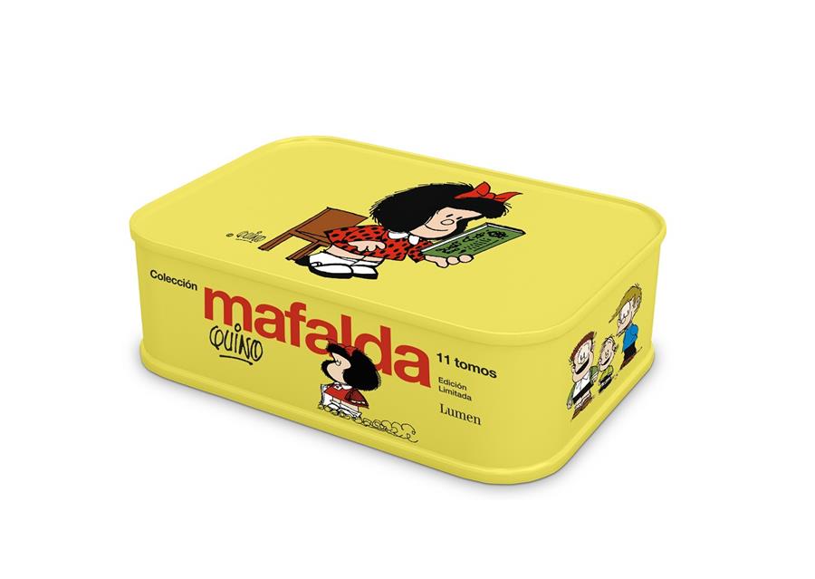 Colección Mafalda: 11 tomos en una lata (edición limitada) | 9788426428844 | Quino | Llibres.cat | Llibreria online en català | La Impossible Llibreters Barcelona