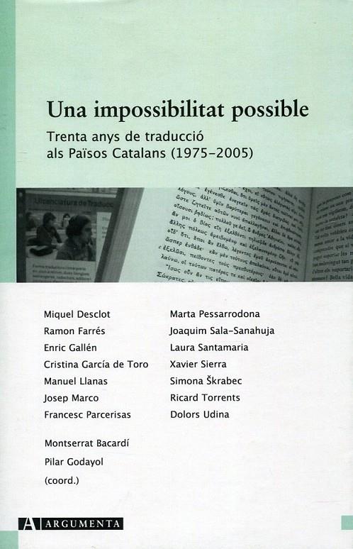 Una impossibilitat possible | 9788492745098 | Diversos | Llibres.cat | Llibreria online en català | La Impossible Llibreters Barcelona