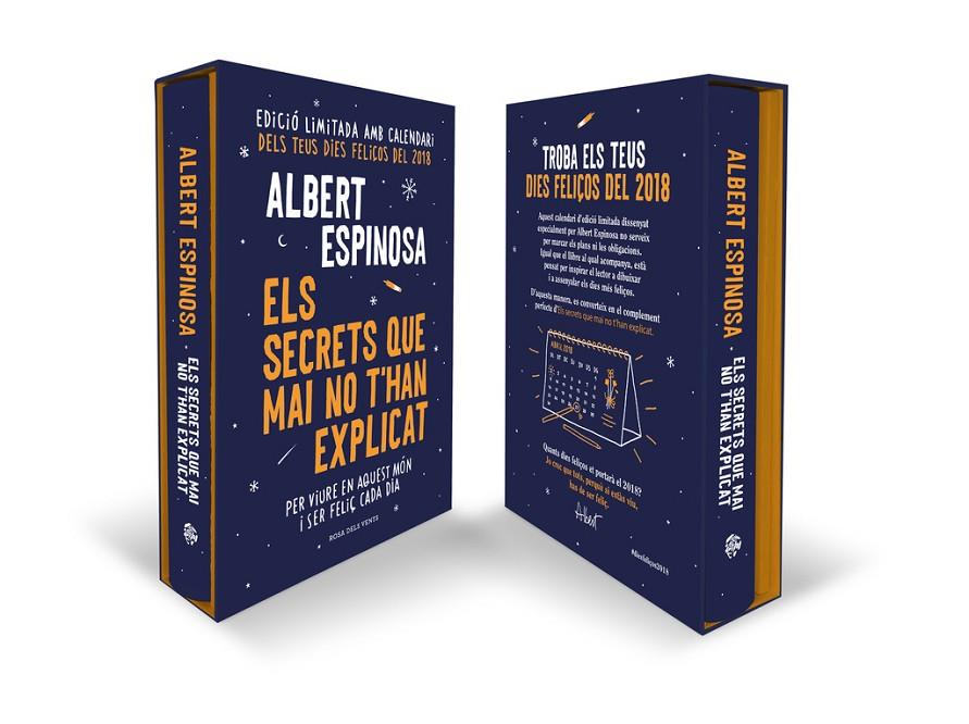 Edició especial amb calendari 2018, Els secrets que mai no t'han explicat | 9788416930197 | Albert Espinosa | Llibres.cat | Llibreria online en català | La Impossible Llibreters Barcelona