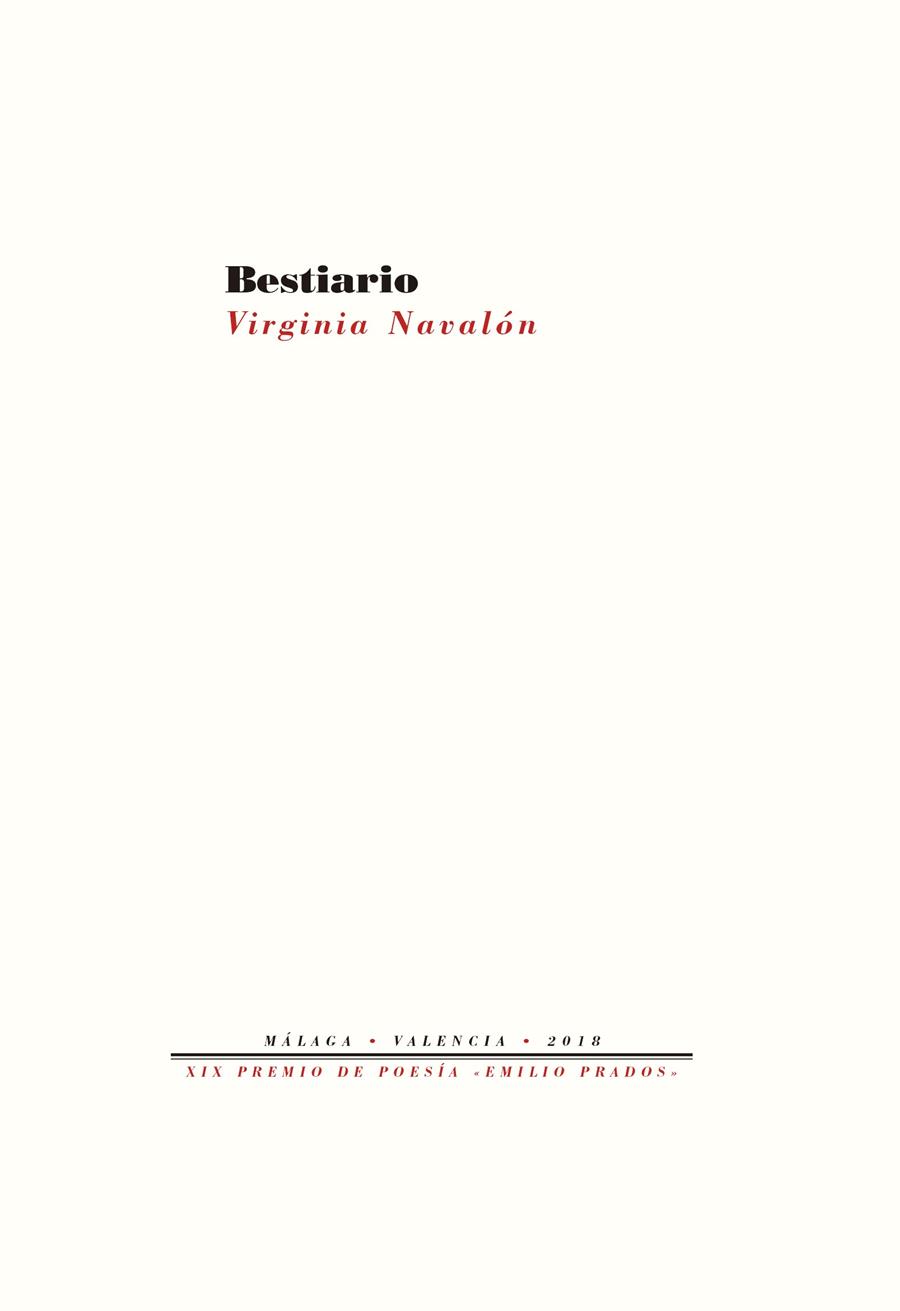 Bestiario | 9788417143916 | Navalón Martínez, Virginia | Llibres.cat | Llibreria online en català | La Impossible Llibreters Barcelona