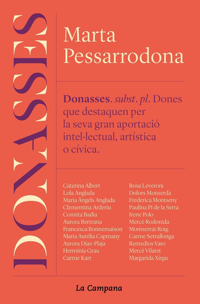 Donasses | 9788418226823 | Pessarrodona, Marta | Llibres.cat | Llibreria online en català | La Impossible Llibreters Barcelona