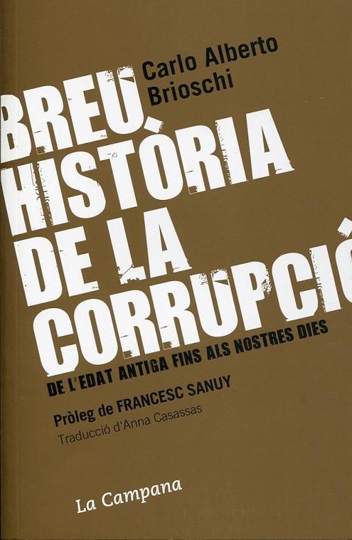 Breu història de la corrupció | 9788496735392 | Brioschi, Carlo Alberto | Llibres.cat | Llibreria online en català | La Impossible Llibreters Barcelona