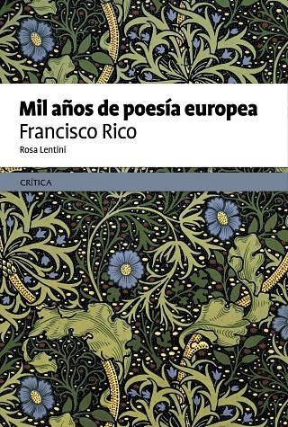 Mil años de poesía europea | 9788498927313 | Francisco Rico | Llibres.cat | Llibreria online en català | La Impossible Llibreters Barcelona