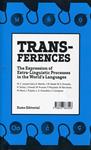 Transferències / Transferences | 9788497663526 | Llibres.cat | Llibreria online en català | La Impossible Llibreters Barcelona