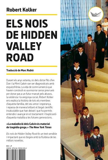 Els nois de Hidden Valley Road | 9788419332004 | Kolker, Robert | Llibres.cat | Llibreria online en català | La Impossible Llibreters Barcelona