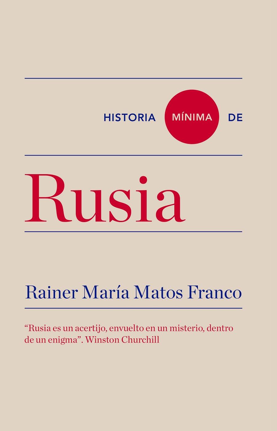 Historia mínima de Rusia | 9788417141615 | Matos Franco, Rainer María | Llibres.cat | Llibreria online en català | La Impossible Llibreters Barcelona