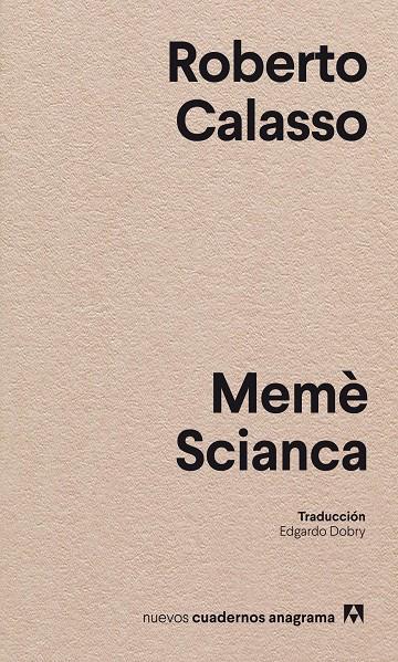 Memè Scianca | 9788433918222 | Calasso, Roberto | Llibres.cat | Llibreria online en català | La Impossible Llibreters Barcelona