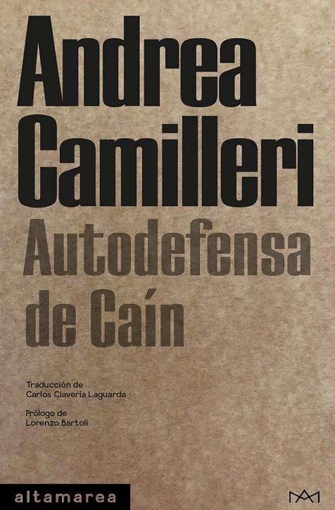 Autodefensa de Caín | 9788418481130 | Camilleri, Andrea | Llibres.cat | Llibreria online en català | La Impossible Llibreters Barcelona