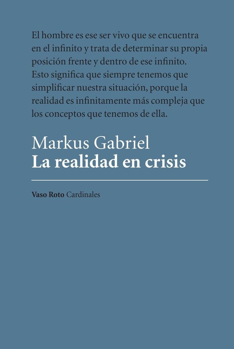 La realidad en crisis | 9788412408584 | Markus Gabriel | Llibres.cat | Llibreria online en català | La Impossible Llibreters Barcelona