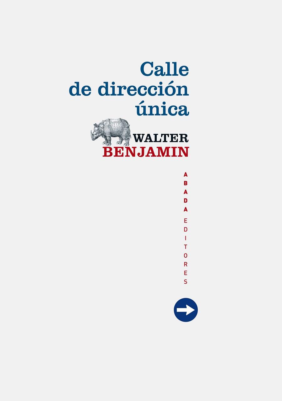 Calle de dirección única | 9788415289265 | Benjamin, Walter | Llibres.cat | Llibreria online en català | La Impossible Llibreters Barcelona
