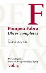 Obres completes. Volum 4 | 9788484374992 | Fabra, Pompeu | Llibres.cat | Llibreria online en català | La Impossible Llibreters Barcelona