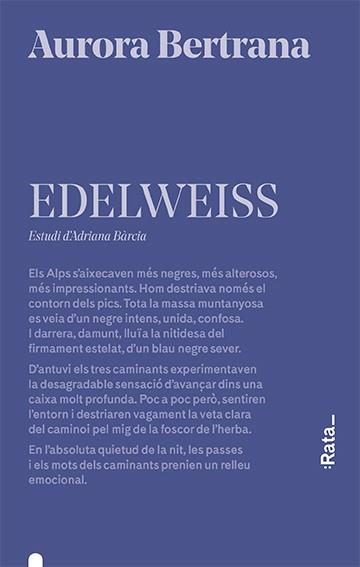 Edelweiss | 9788416738656 | Bertrana, Aurora | Llibres.cat | Llibreria online en català | La Impossible Llibreters Barcelona