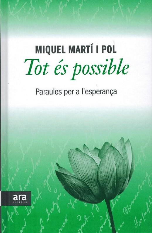 TOT ES POSSIBLE  | 9788415642473 | Martí i Pol, Miquel | Llibres.cat | Llibreria online en català | La Impossible Llibreters Barcelona