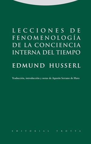 LECCIONES DE FENOMENOLOGIA DE LA CONCIENCIA INTERNA DEL TIEM | 9788481645675 | HUSSERL, EDMUND | Llibres.cat | Llibreria online en català | La Impossible Llibreters Barcelona