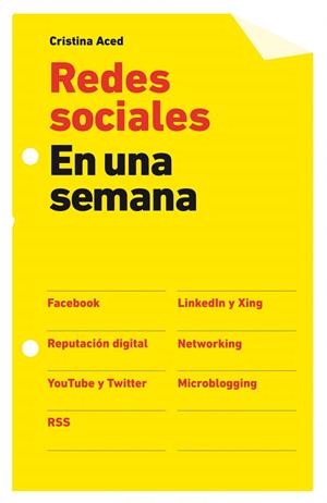 Redes sociales en una semana | 9788498750584 | Aced, Cristina | Llibres.cat | Llibreria online en català | La Impossible Llibreters Barcelona