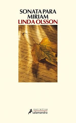 Sonata para Miriam | 9788498383041 | Olsson, Linda | Llibres.cat | Llibreria online en català | La Impossible Llibreters Barcelona