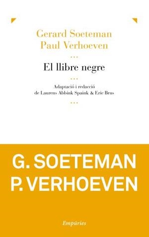 El llibre negre | 9788497877114 | Verhoeven, Paul | Llibres.cat | Llibreria online en català | La Impossible Llibreters Barcelona