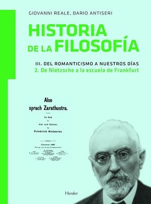 Historia de la filosofia. De Nietzsche a la Escuela de Frankfurt | 9788425426681 | Reale, Giovanni; Antiseri, Dario | Llibres.cat | Llibreria online en català | La Impossible Llibreters Barcelona