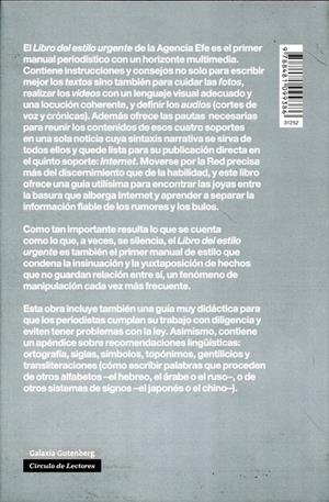 Libro del estilo urgente | 9788481099386 | AGENCIA EFE | Llibres.cat | Llibreria online en català | La Impossible Llibreters Barcelona