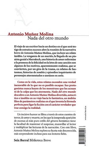 NADA DEL OTRO MUNDO | 9788432213007 | ANTONIO MUÑOZ MOLINA | Llibres.cat | Llibreria online en català | La Impossible Llibreters Barcelona