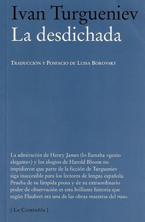 La desdichada | 9788483930496 | Turgeniev, Ivan | Llibres.cat | Llibreria online en català | La Impossible Llibreters Barcelona