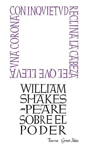 SOBRE EL PODER | 9788430600274 | Shakespeare, William | Llibres.cat | Llibreria online en català | La Impossible Llibreters Barcelona