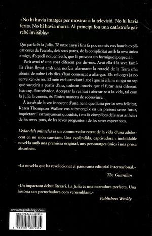 L'edat dels miracles | 9788401387975 | Thompson Walker, Karen | Llibres.cat | Llibreria online en català | La Impossible Llibreters Barcelona